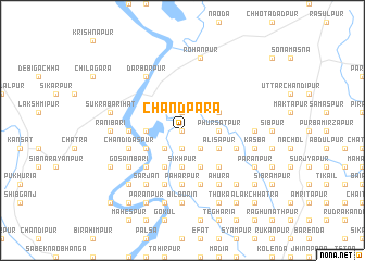 map of Chāndpāra