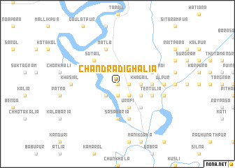 map of Chandra Dighalia