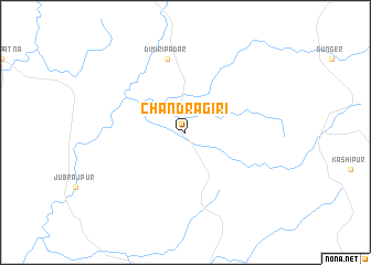 map of Chandragiri