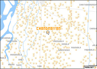 map of Chandraīyan