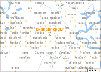 map of Chāndrā Khola