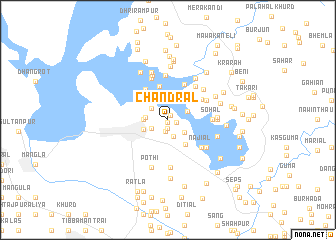 map of Chandrāl
