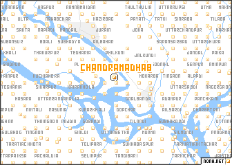 map of Chandramādhab