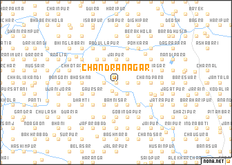 map of Chandranagar