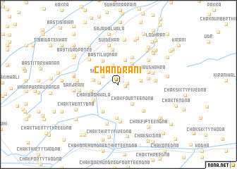 map of Chandrāni