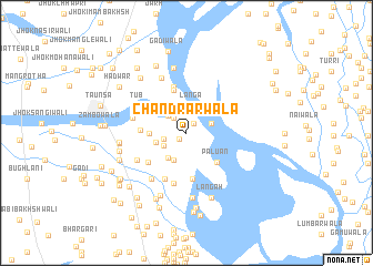 map of Chandrarwāla