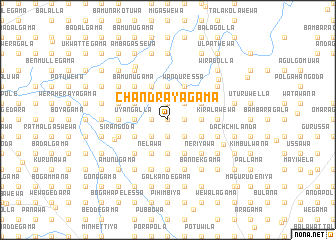 map of Chandrayagama