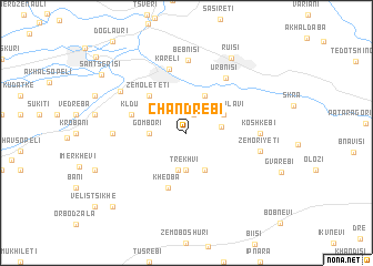 map of Chandrebi