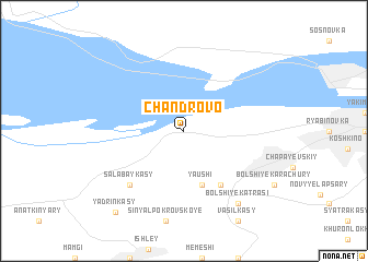 map of Chandrovo