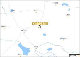 map of Chandsain