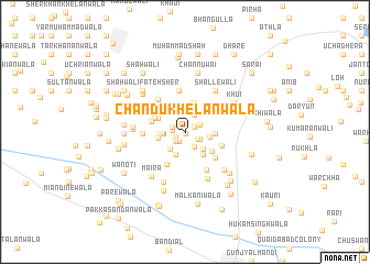 map of Chandu Khelānwāla