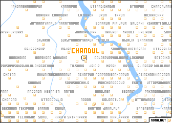 map of Chāndul