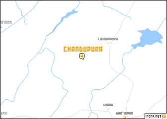 map of Chandūpura