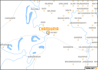map of Chānduria