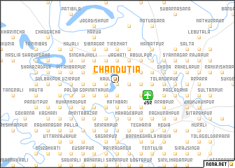 map of Chāndutia