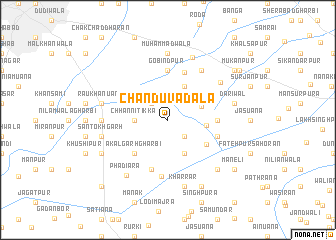 map of Chandu Vadāla