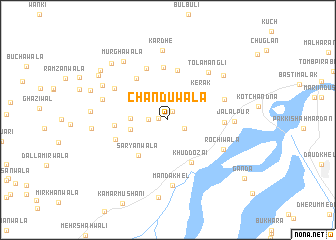 map of Chanduwāla