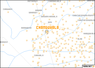 map of Chandūwāla