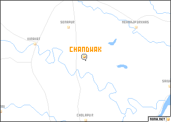 map of Chandwak
