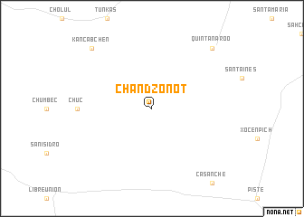 map of Chandzonot
