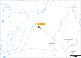 map of Chānd