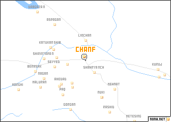 map of Chānf