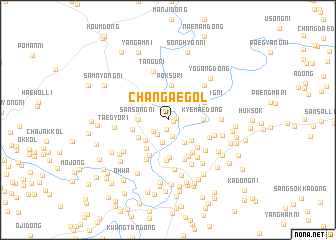 map of Changae-gol