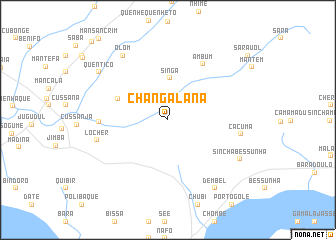 map of Changalana