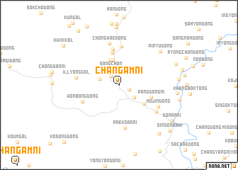 map of Changam-ni