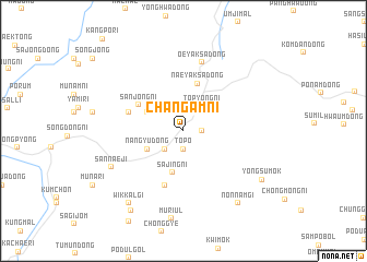 map of Changam-ni