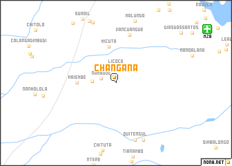 map of Changana