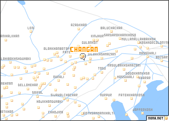 map of Chāngan