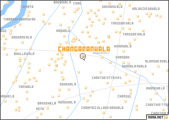 map of Changarānwāla