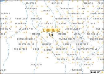 map of Changāz