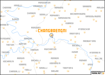 map of Changbaeng-ni