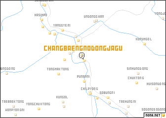 map of Changbaeng-nodongjagu