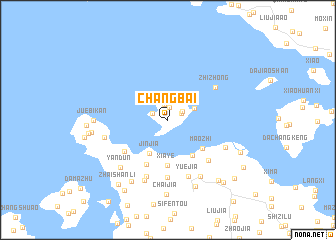 map of Changbai