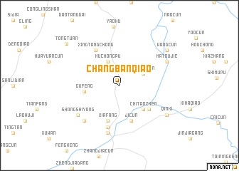 map of Changbanqiao