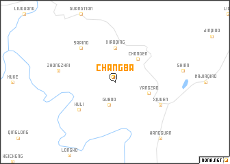 map of Changba