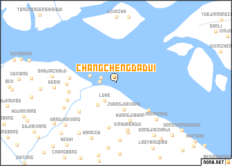 map of Changchengdadui