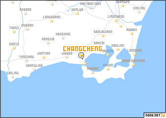 map of Changcheng
