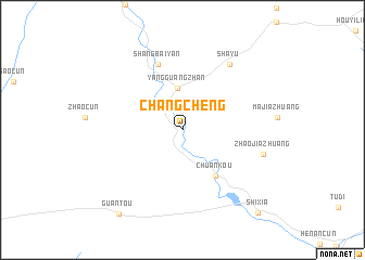 map of Changcheng