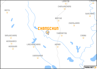 map of Changchun