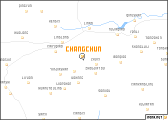 map of Changchun