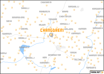 map of Changdae-ri
