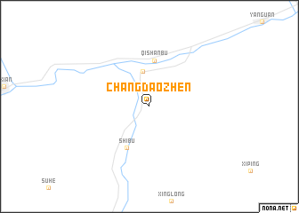 map of Changdaozhen