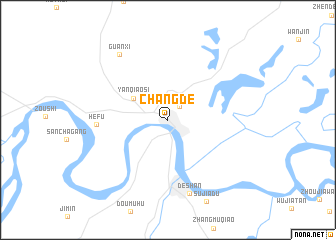map of Changde