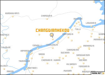 map of Changdianhekou