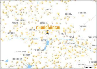 map of Changdong-ni