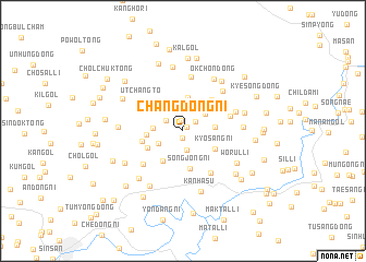 map of Changdong-ni